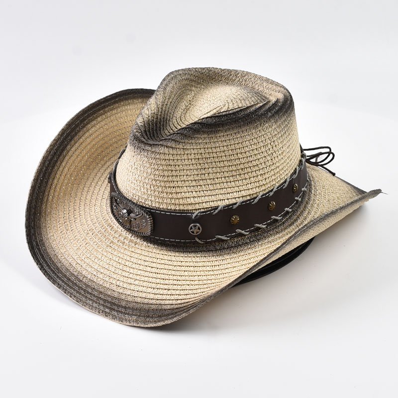 Summer Western Cowboy Straw Ha - Cowboy Hat Straw ulasan dan harga